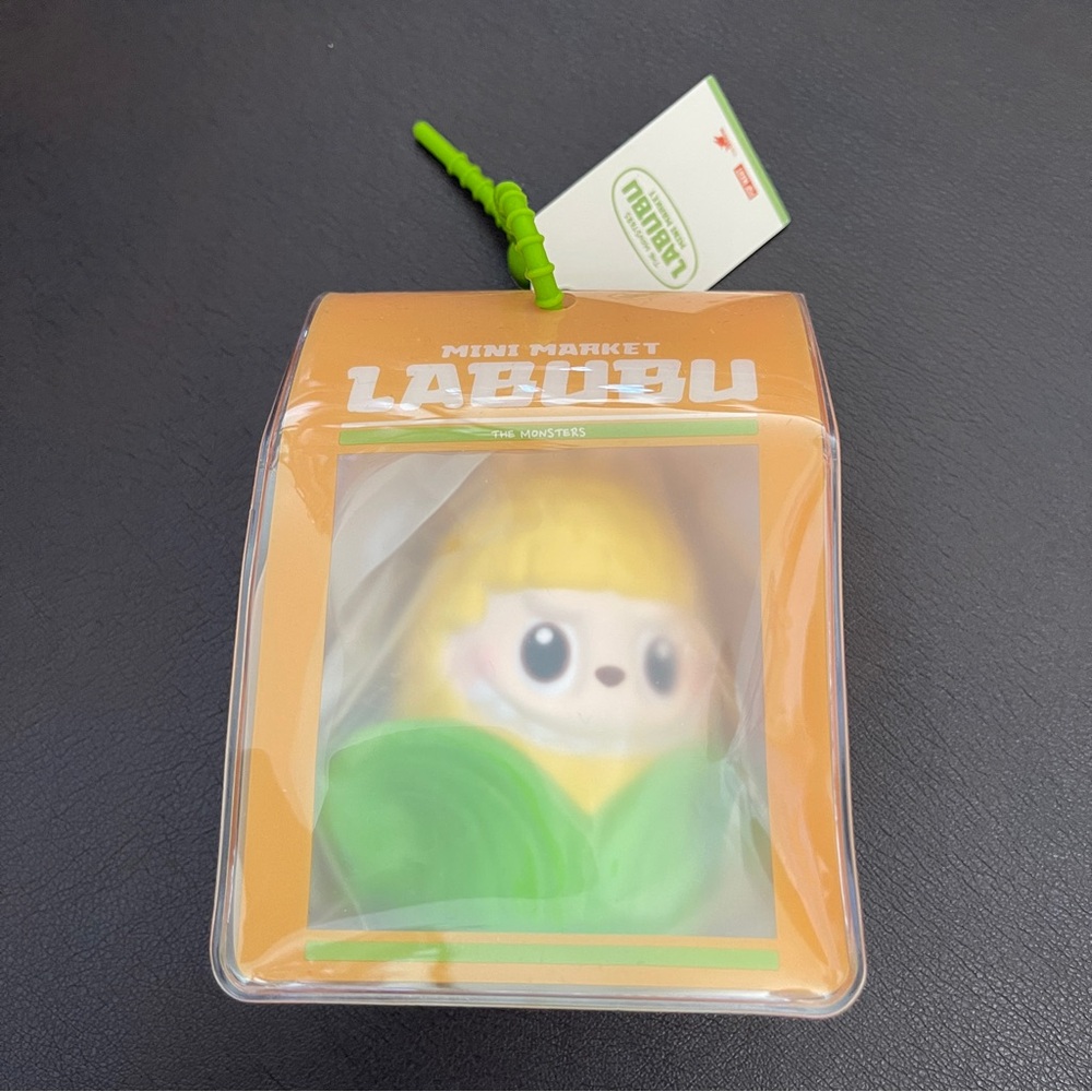 Labubu Mini Market Action Figure - Green and Yellow